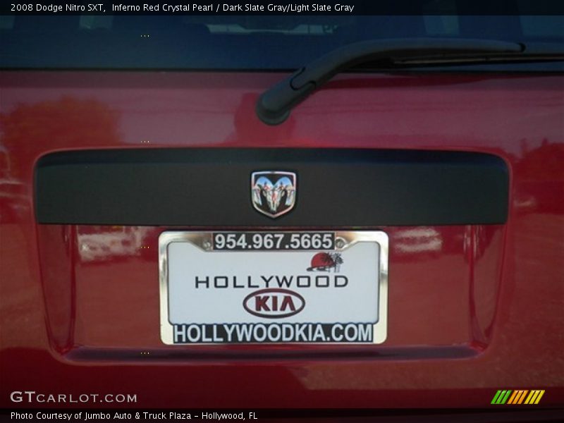Inferno Red Crystal Pearl / Dark Slate Gray/Light Slate Gray 2008 Dodge Nitro SXT