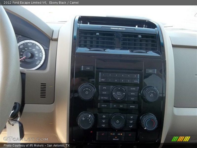 Ebony Black / Camel 2012 Ford Escape Limited V6