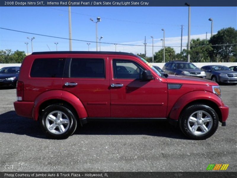 Inferno Red Crystal Pearl / Dark Slate Gray/Light Slate Gray 2008 Dodge Nitro SXT