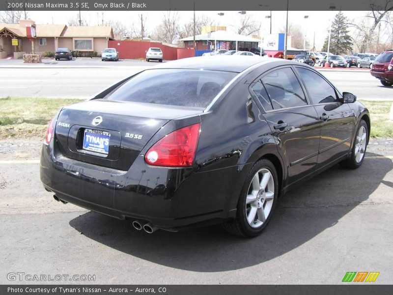 Onyx Black / Black 2006 Nissan Maxima 3.5 SE
