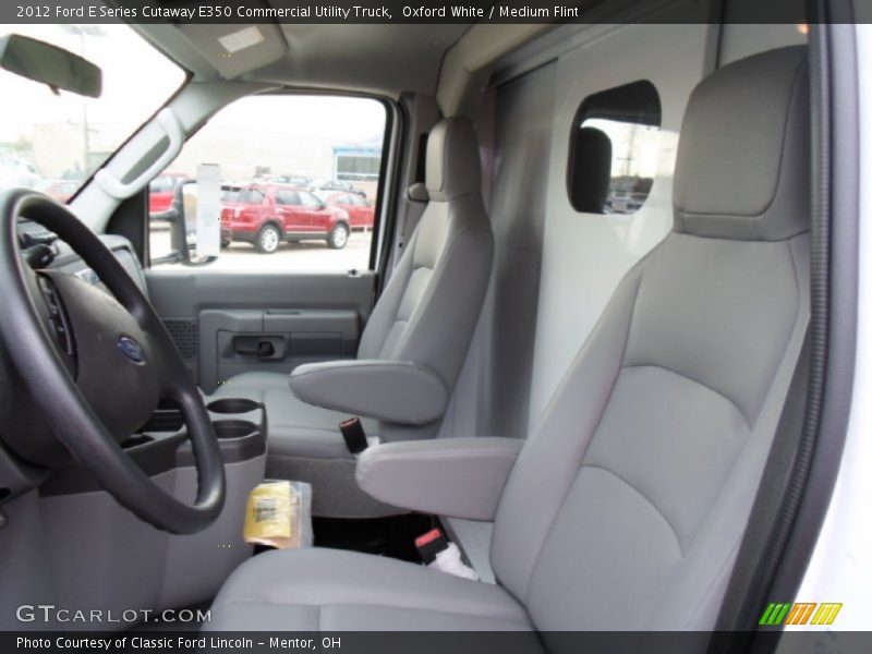  2012 E Series Cutaway E350 Commercial Utility Truck Medium Flint Interior