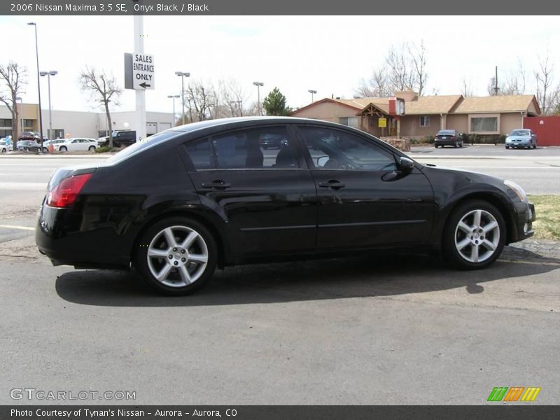 Onyx Black / Black 2006 Nissan Maxima 3.5 SE