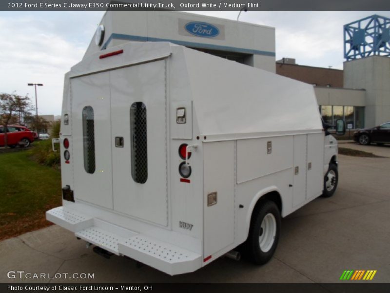 Oxford White / Medium Flint 2012 Ford E Series Cutaway E350 Commercial Utility Truck