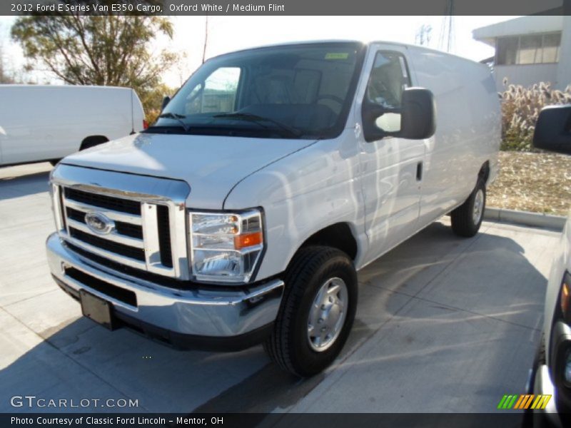 Oxford White / Medium Flint 2012 Ford E Series Van E350 Cargo