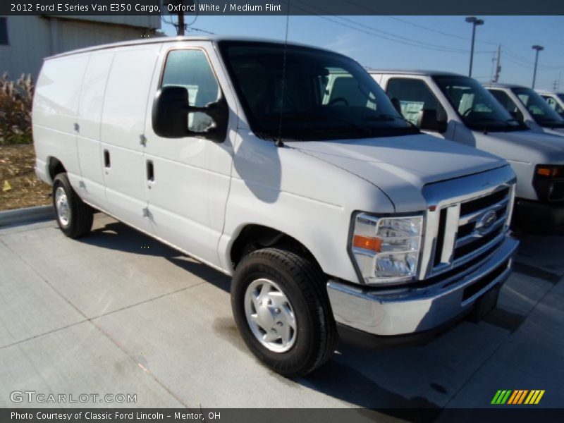 Front 3/4 View of 2012 E Series Van E350 Cargo