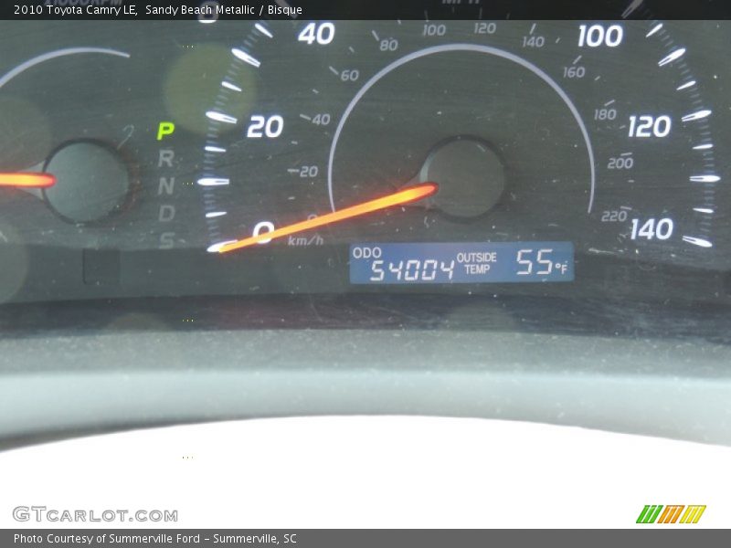 Sandy Beach Metallic / Bisque 2010 Toyota Camry LE