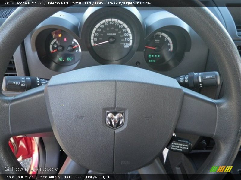 Inferno Red Crystal Pearl / Dark Slate Gray/Light Slate Gray 2008 Dodge Nitro SXT