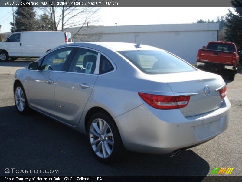 Quicksilver Metallic / Medium Titanium 2013 Buick Verano FWD