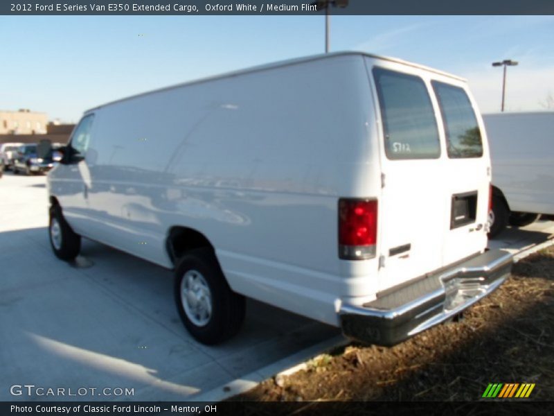 Oxford White / Medium Flint 2012 Ford E Series Van E350 Extended Cargo