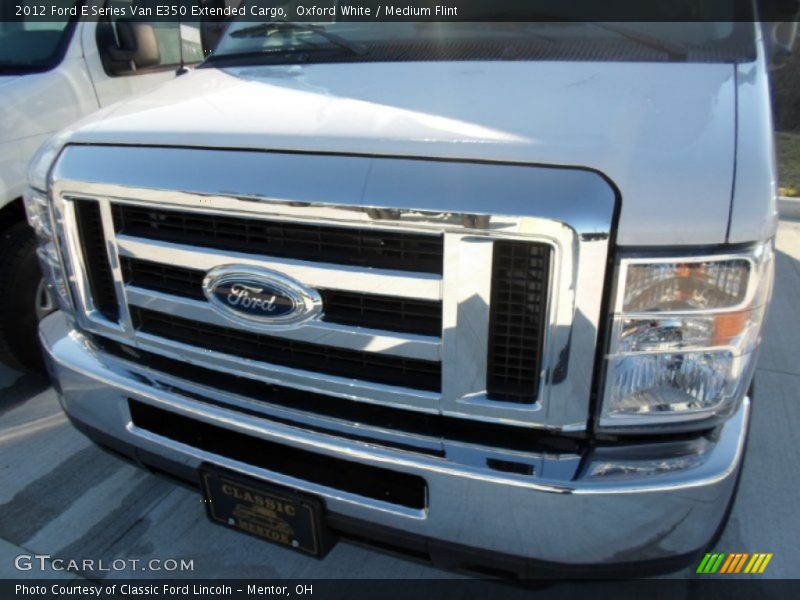Oxford White / Medium Flint 2012 Ford E Series Van E350 Extended Cargo
