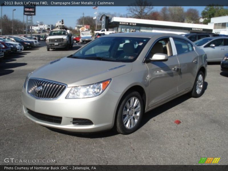 Champagne Silver Metallic / Cashmere 2013 Buick LaCrosse FWD