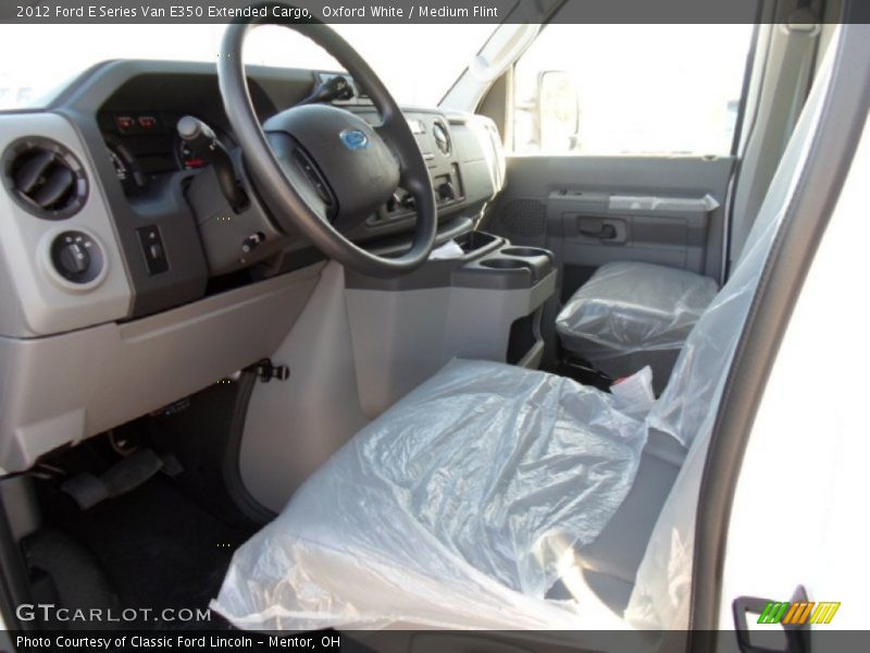 Oxford White / Medium Flint 2012 Ford E Series Van E350 Extended Cargo