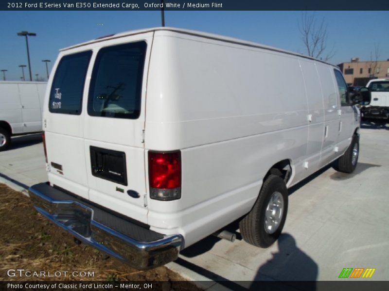 Oxford White / Medium Flint 2012 Ford E Series Van E350 Extended Cargo