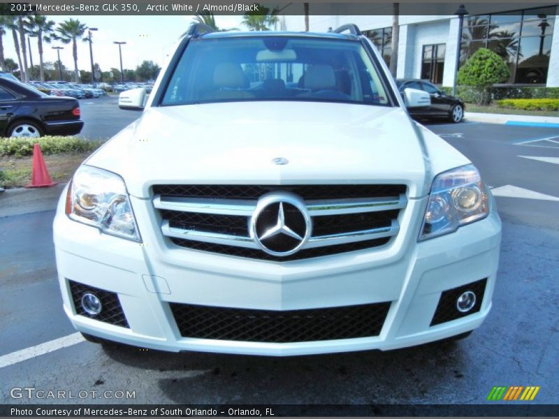 Arctic White / Almond/Black 2011 Mercedes-Benz GLK 350