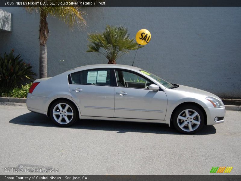 Liquid Silver Metallic / Frost 2006 Nissan Maxima 3.5 SE
