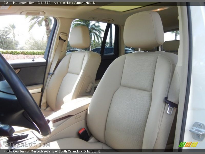 Arctic White / Almond/Black 2011 Mercedes-Benz GLK 350
