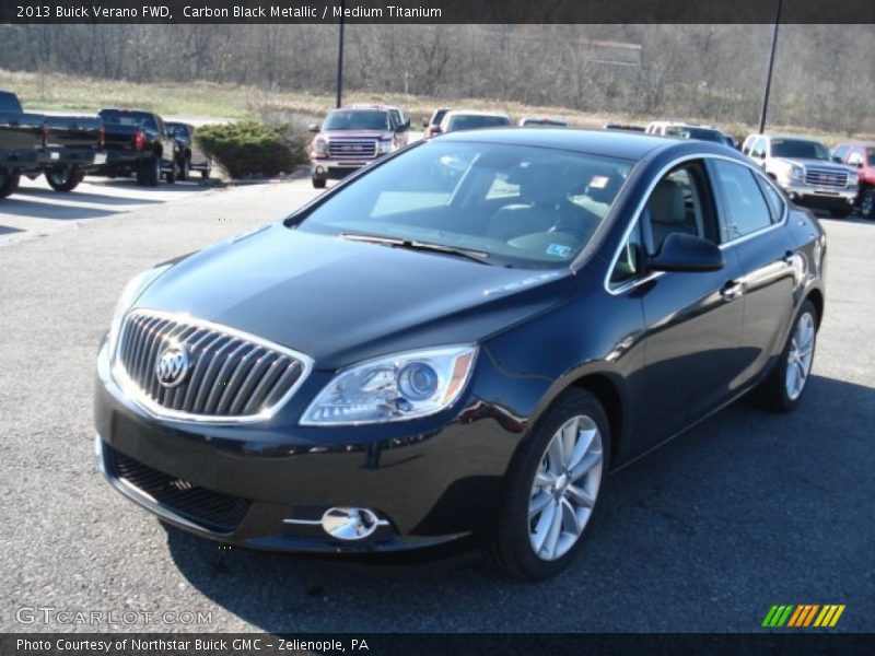 Carbon Black Metallic / Medium Titanium 2013 Buick Verano FWD