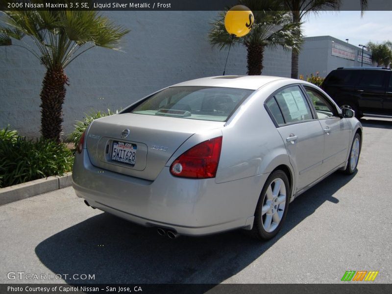Liquid Silver Metallic / Frost 2006 Nissan Maxima 3.5 SE