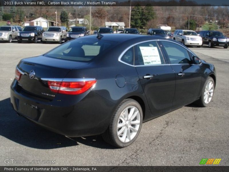 Carbon Black Metallic / Medium Titanium 2013 Buick Verano FWD
