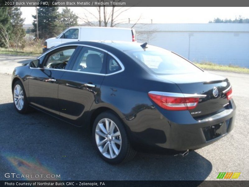 Carbon Black Metallic / Medium Titanium 2013 Buick Verano FWD
