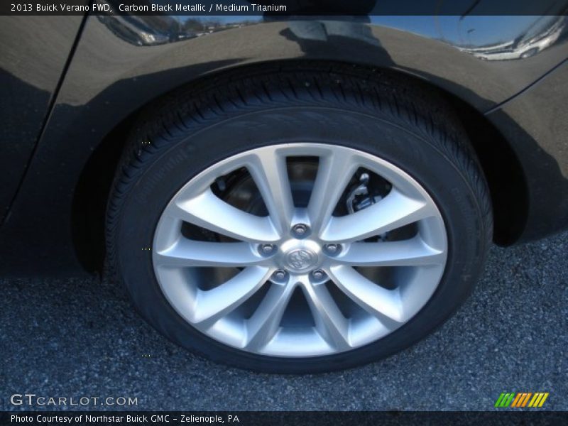 Carbon Black Metallic / Medium Titanium 2013 Buick Verano FWD
