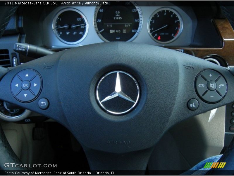 Arctic White / Almond/Black 2011 Mercedes-Benz GLK 350