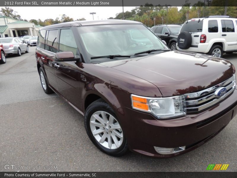 Cinnamon Metallic / Medium Light Stone 2012 Ford Flex SEL