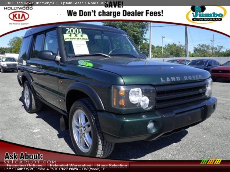 Epsom Green / Alpaca Beige 2003 Land Rover Discovery SE7