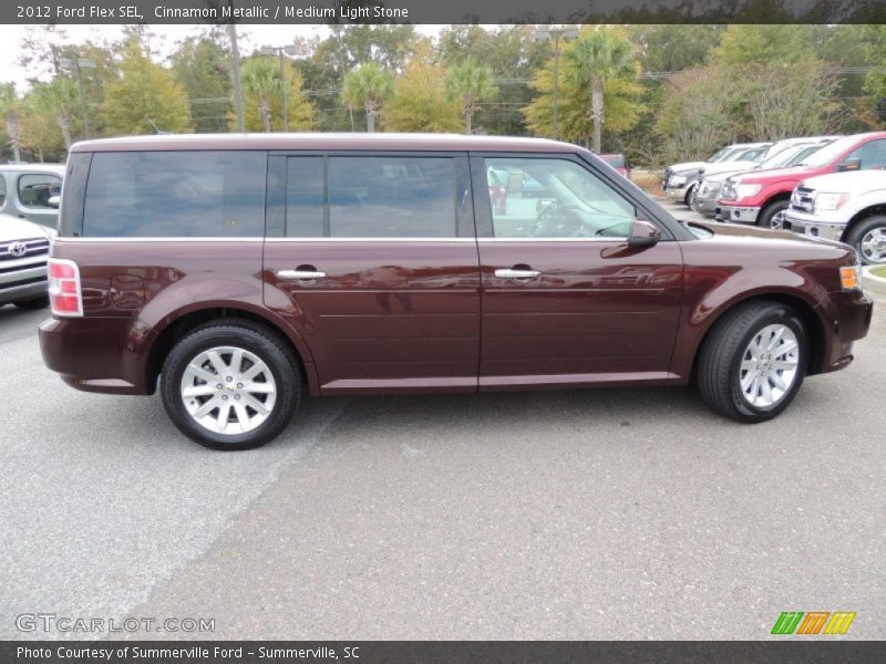 Cinnamon Metallic / Medium Light Stone 2012 Ford Flex SEL