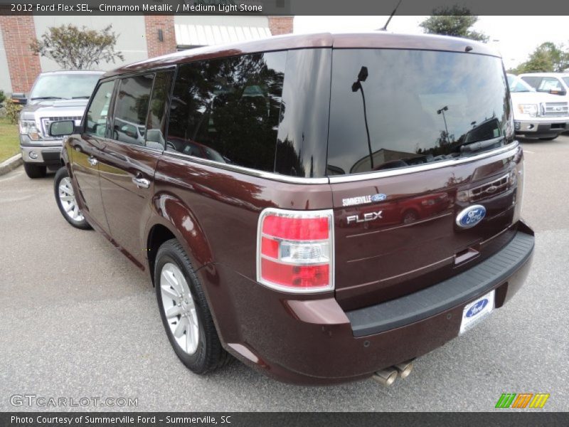 Cinnamon Metallic / Medium Light Stone 2012 Ford Flex SEL