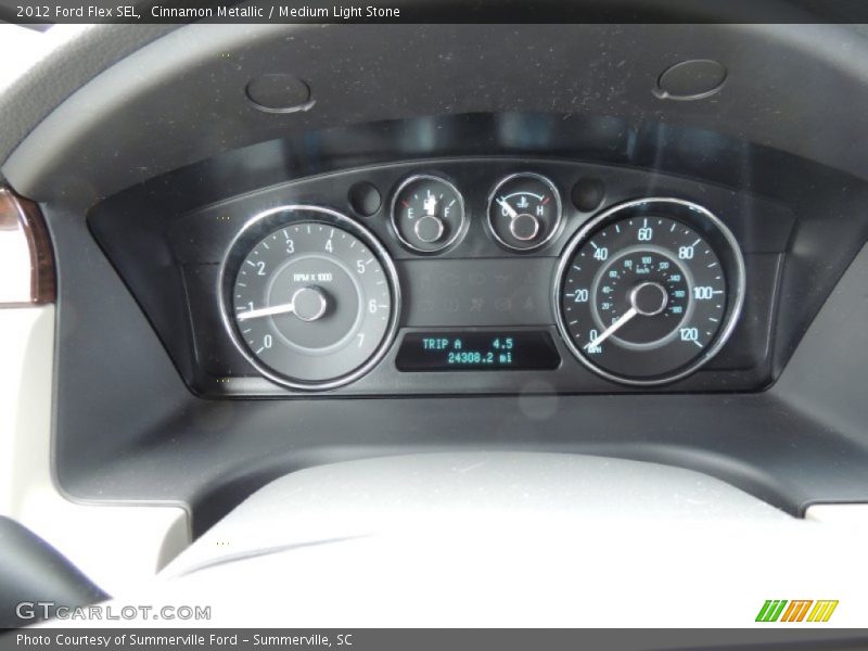 Cinnamon Metallic / Medium Light Stone 2012 Ford Flex SEL