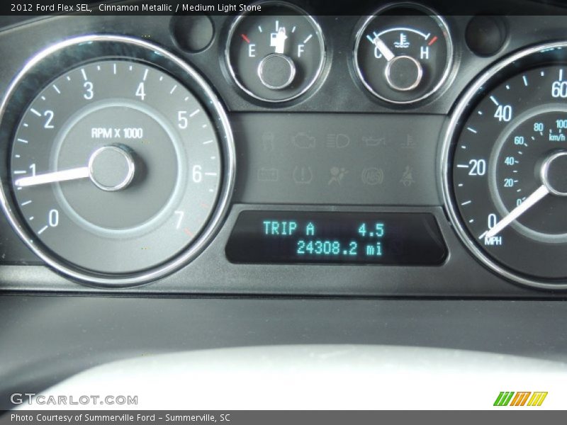 Cinnamon Metallic / Medium Light Stone 2012 Ford Flex SEL