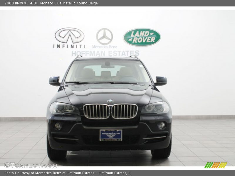 Monaco Blue Metallic / Sand Beige 2008 BMW X5 4.8i