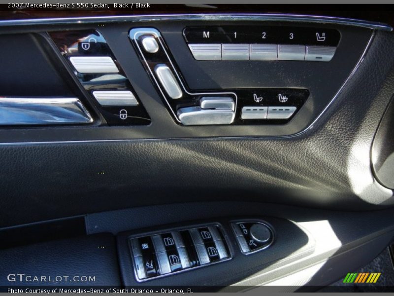 Black / Black 2007 Mercedes-Benz S 550 Sedan