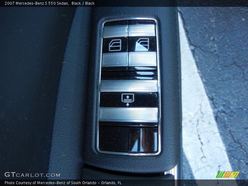 Black / Black 2007 Mercedes-Benz S 550 Sedan