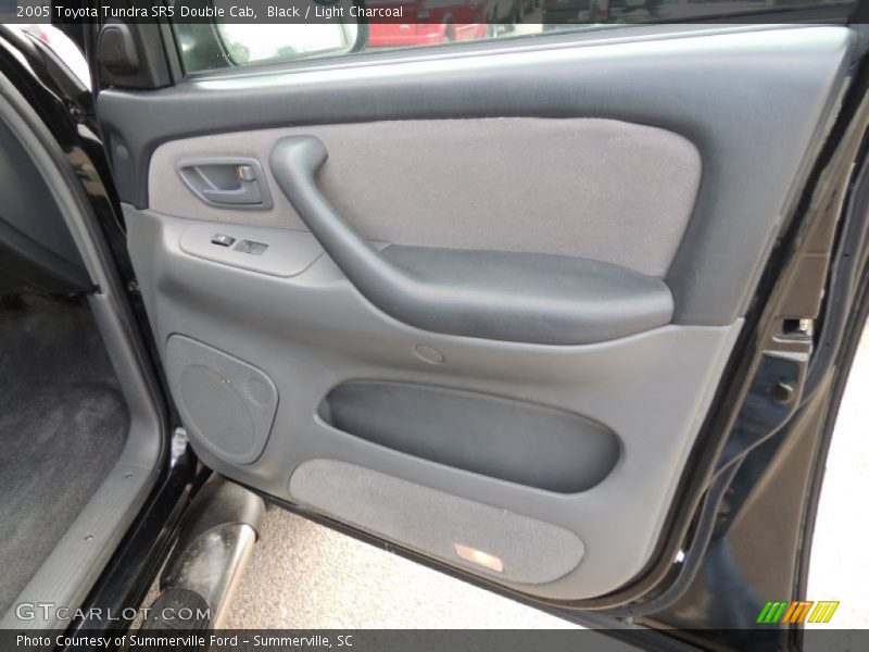 Black / Light Charcoal 2005 Toyota Tundra SR5 Double Cab