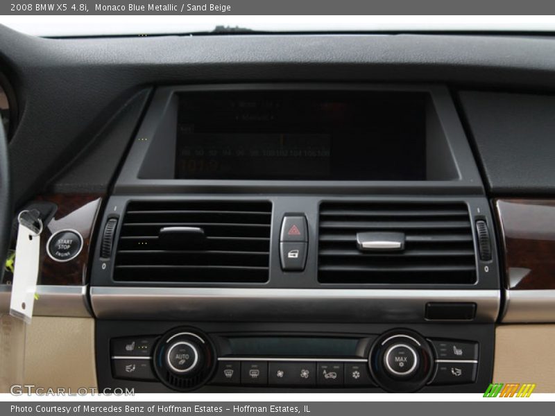 Monaco Blue Metallic / Sand Beige 2008 BMW X5 4.8i