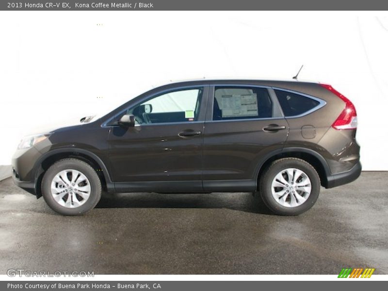 Kona Coffee Metallic / Black 2013 Honda CR-V EX