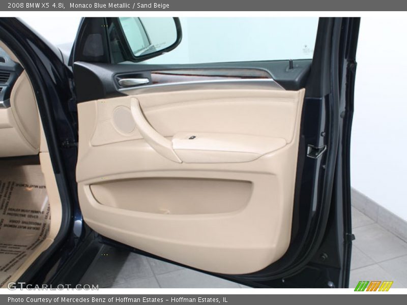 Monaco Blue Metallic / Sand Beige 2008 BMW X5 4.8i