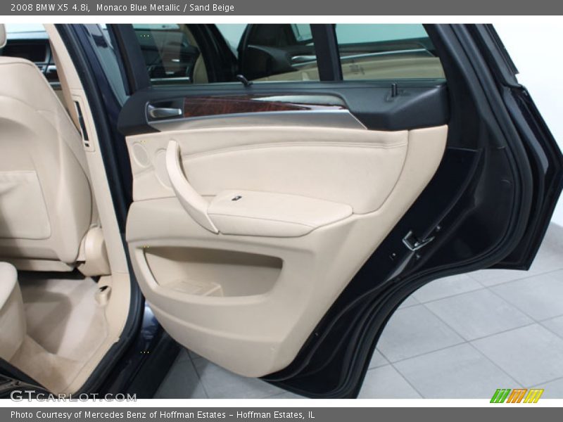 Monaco Blue Metallic / Sand Beige 2008 BMW X5 4.8i