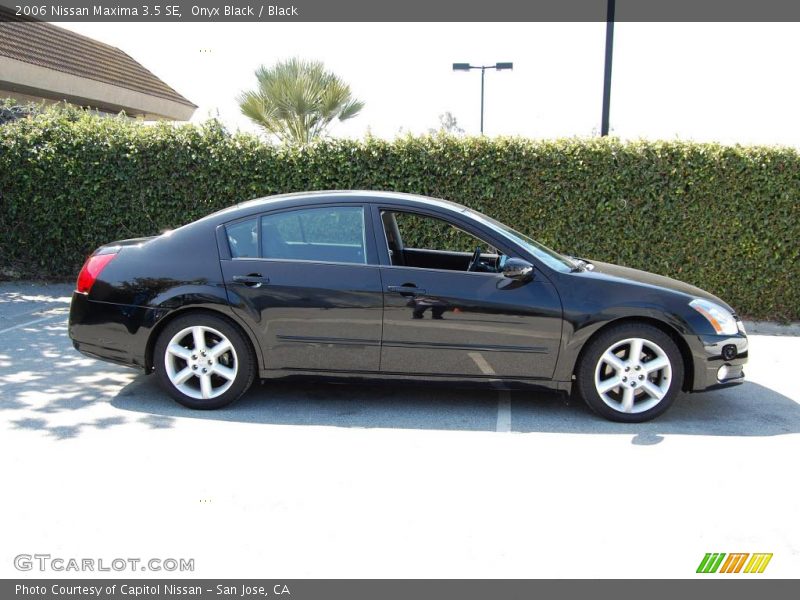 Onyx Black / Black 2006 Nissan Maxima 3.5 SE