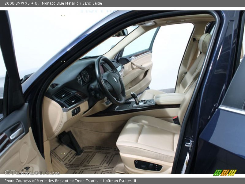 Monaco Blue Metallic / Sand Beige 2008 BMW X5 4.8i
