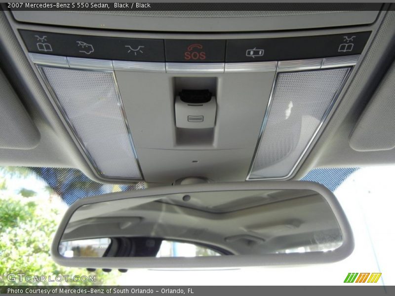 Black / Black 2007 Mercedes-Benz S 550 Sedan