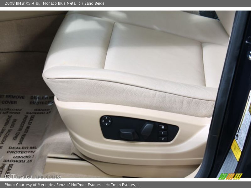 Monaco Blue Metallic / Sand Beige 2008 BMW X5 4.8i