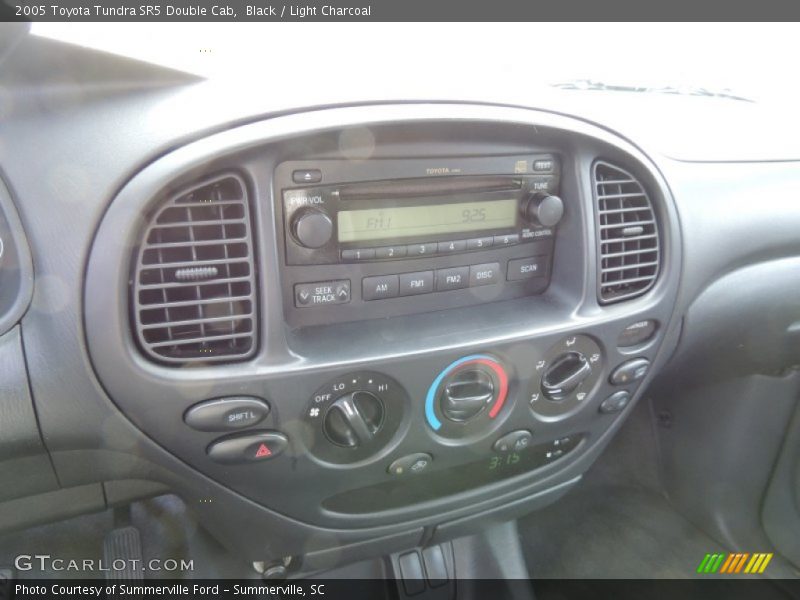 Black / Light Charcoal 2005 Toyota Tundra SR5 Double Cab