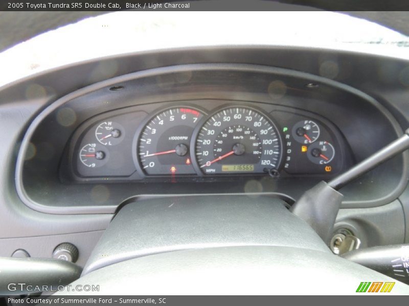 Black / Light Charcoal 2005 Toyota Tundra SR5 Double Cab