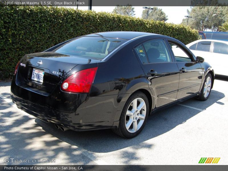Onyx Black / Black 2006 Nissan Maxima 3.5 SE