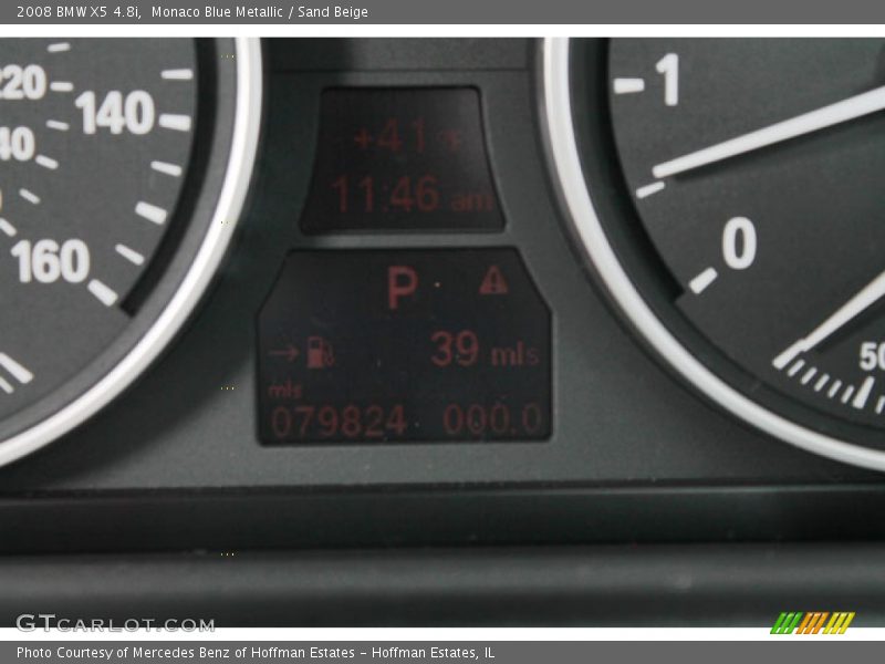 Monaco Blue Metallic / Sand Beige 2008 BMW X5 4.8i