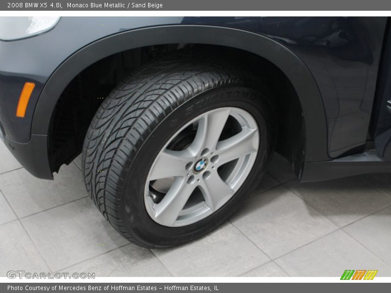 Monaco Blue Metallic / Sand Beige 2008 BMW X5 4.8i
