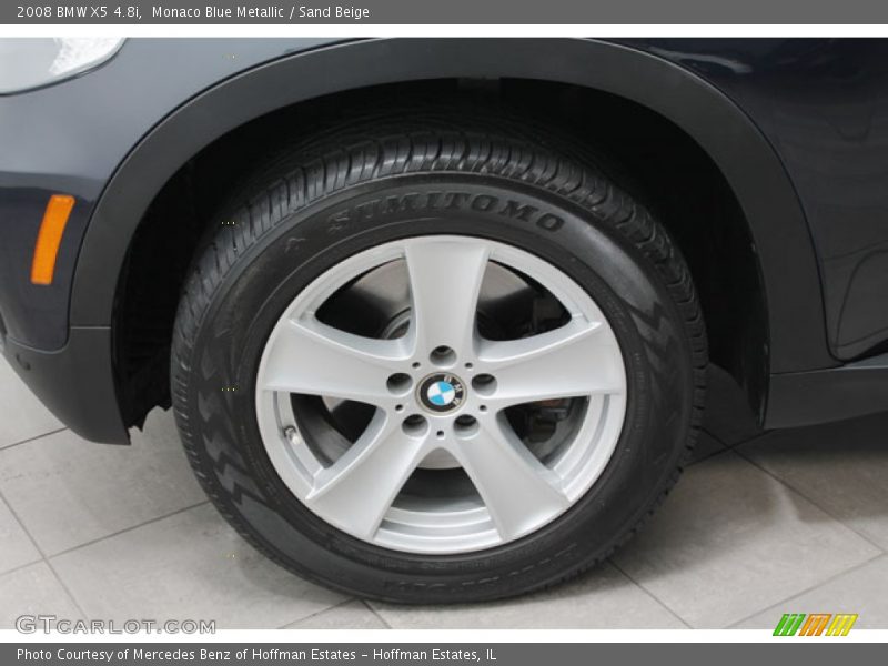 Monaco Blue Metallic / Sand Beige 2008 BMW X5 4.8i